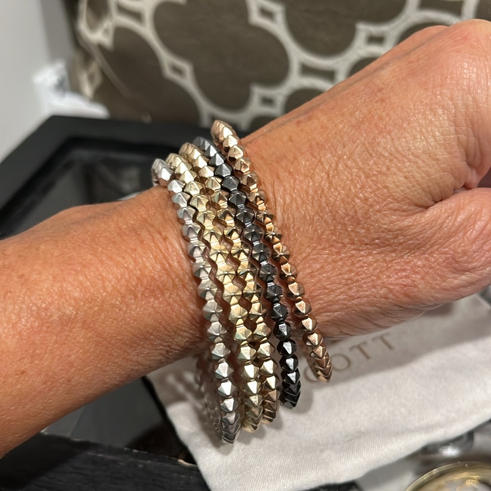 Rare Kendra Scott Remy Stack Bangle Bracelets - image 2